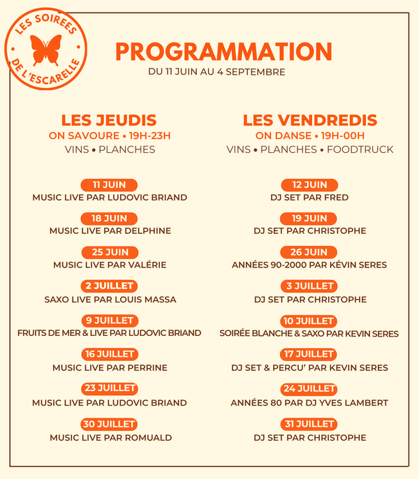 LES VENDREDIS DE L'ESCARELLE